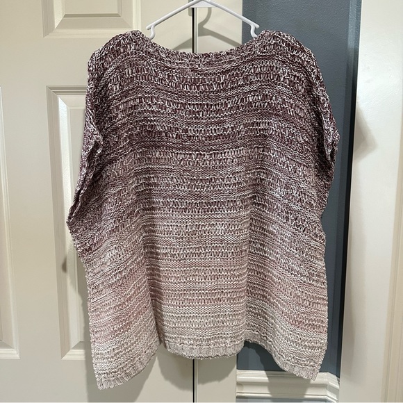 Women’s Size 1X Marla Wynne Knit Short Sleeve Sweater Shirt - Picture 2 of 2